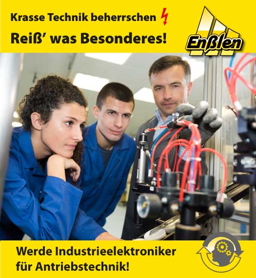 Deine Berufsausbildung zum Industrieelektroniker für Antriebstechnik