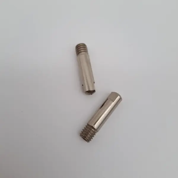 Binzel Stromkontaktdüse E-Cu vernickelt M6x25 Ø 1,2 mm