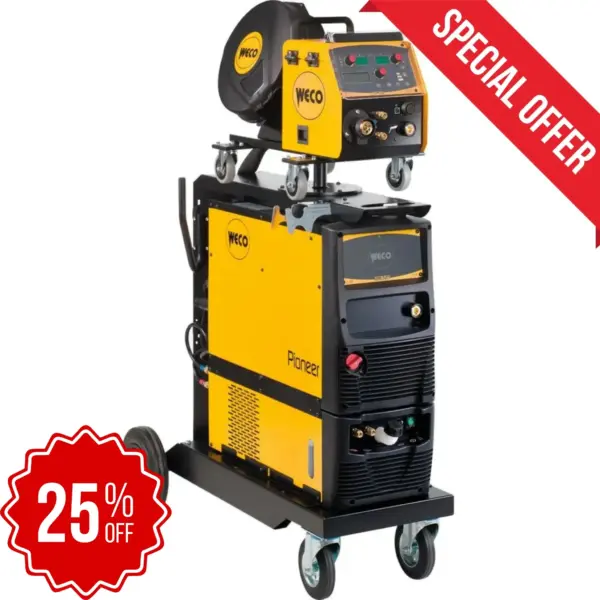 Weco Inverter-Schweißgerät Pioneer 403 MSR Der Macher + umfangreichem Zubehörpaket