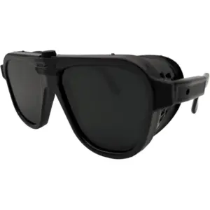 Nylonbrille schwarz 62x52 mm DIN 5