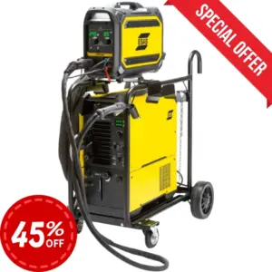 ESAB Warrior 500i CC/CV – Komplettset „Ready to Weld“ inkl. Automatikschweißhelm Savage A40