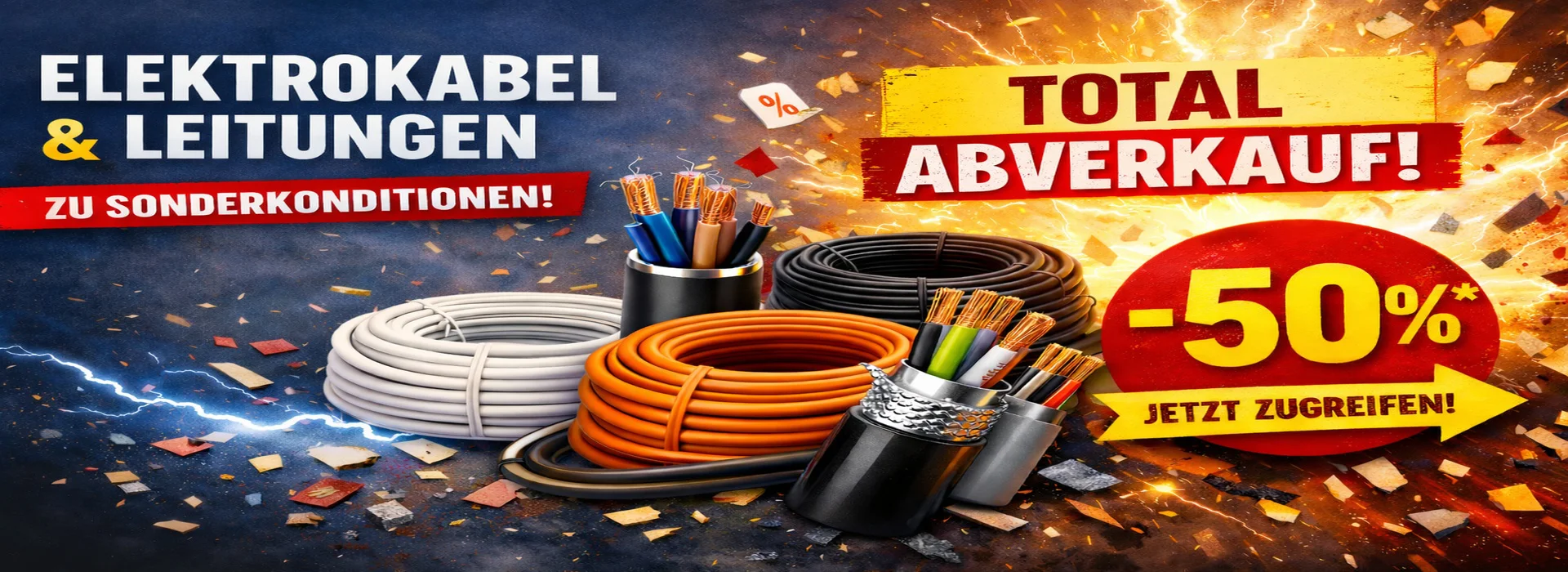 Elektrokabel Banner