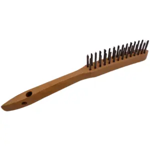 Handdrahtbürste Stahl 2-reihig