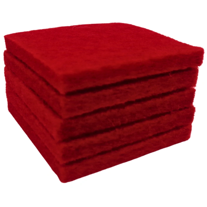 Binzel Reinigungsfilz rot für Stahl