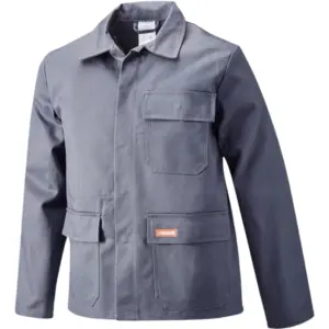 Planam Schweißerschutzjacke Gr. 60 grau 360 g/m²