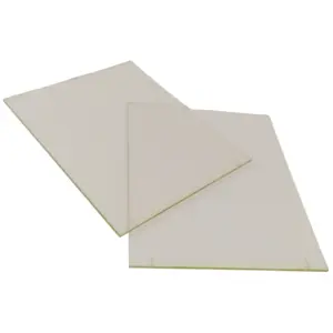 Vorsatzglas 90x110 USS-Glas gelb antihaftbeschichtet