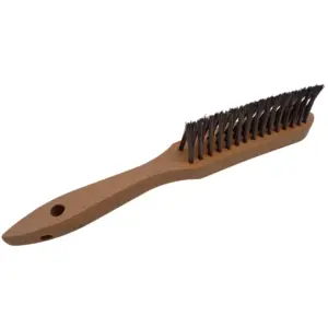 Kehlnahtbürste Edelstahl 3-reihig